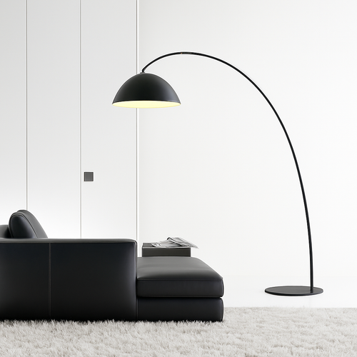 Nordic minimalist LED designer fishing rod floor lamp - vue 6 sur 8