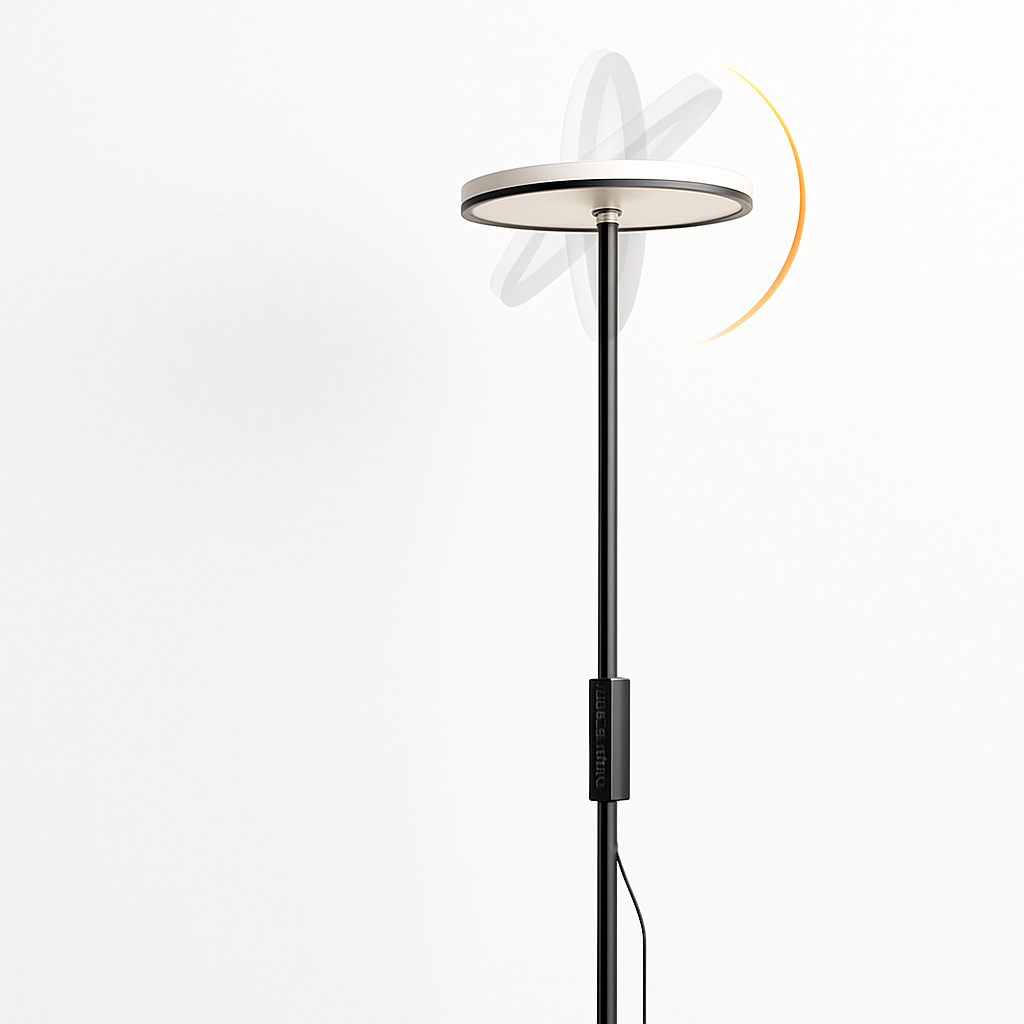 Modern nordic minimalist LED floor lamp - vue 4 sur 8