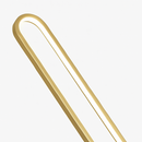 Minimalist copper LED floor lamp for Nordic interior decor