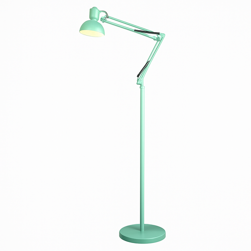 Modern minimalist LED wrought iron floor lamp - vue 2 sur 12