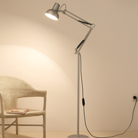 Modern minimalist LED wrought iron floor lamp