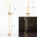 Minimalist nordic LED floor lamp for modern interiors