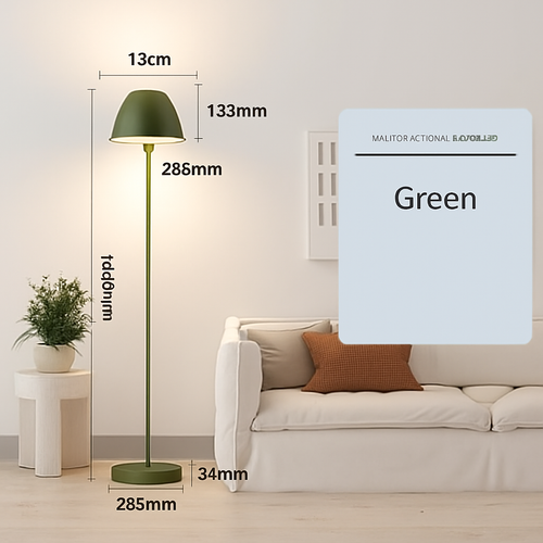 Modern minimalist nordic floor lamp with foot switch - vue 9 sur 9