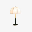 Lampe à poser rétro LED abat-jour rond American