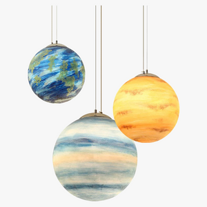 Decorative lamp planets moon sun mars and more