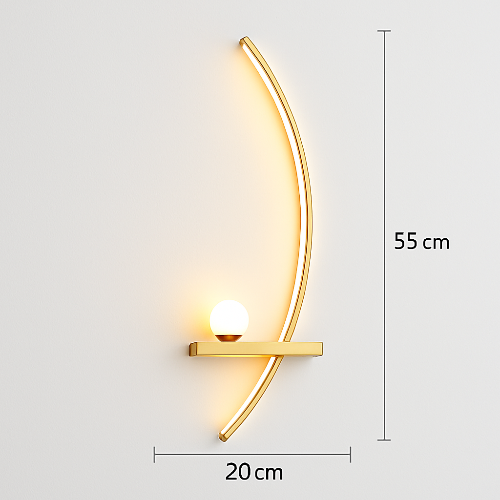 Lampe de applique murale LED moderne minimaliste noir ou applique murale décorative pour chambre chevet étude maison éclairage intérieur lustres lumières