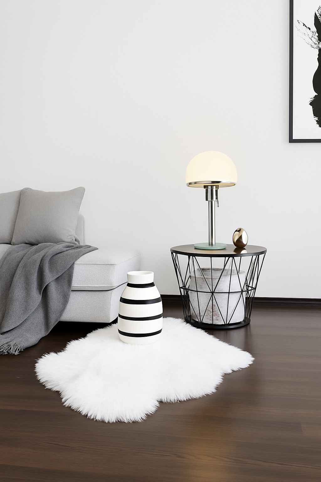 lampe de bureau design led en acier inoxydable wilhelm wagenfeld bauhaus - vue 6 sur 7
