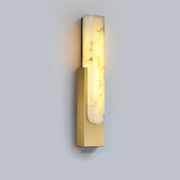 Applique murale design minimaliste LED style marbré