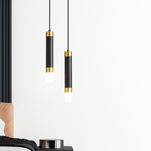 lampe de chevet moderne avec projecteur rotatif led suspension