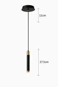 lampe de chevet moderne avec projecteur rotatif led suspension