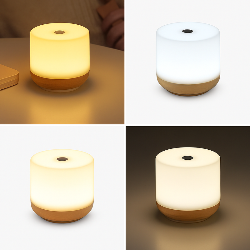 lampe de chevet tactile usb à intensité variable pour lecture et veilleuse