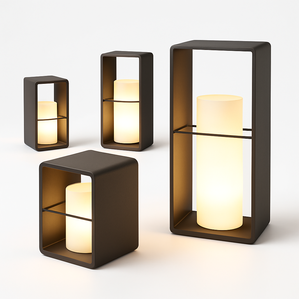 lampe de jardin solaire moderne pour éclairage extérieur décoratif - vue 2 sur 21