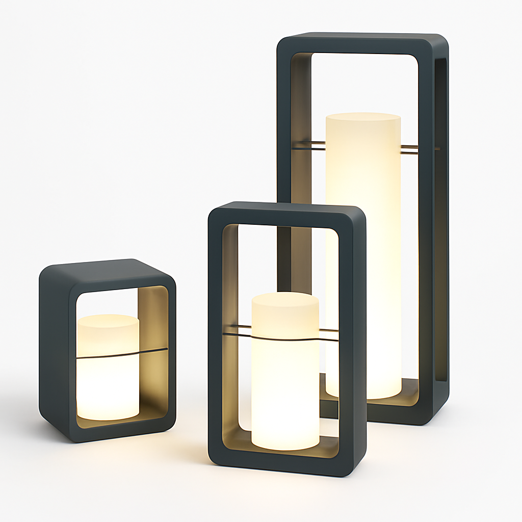 lampe de jardin solaire moderne pour éclairage extérieur décoratif - vue 4 sur 21