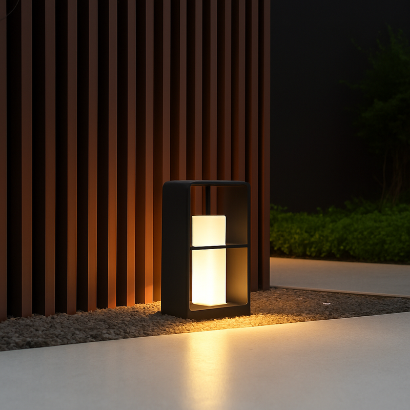 lampe de jardin solaire moderne pour éclairage extérieur décoratif