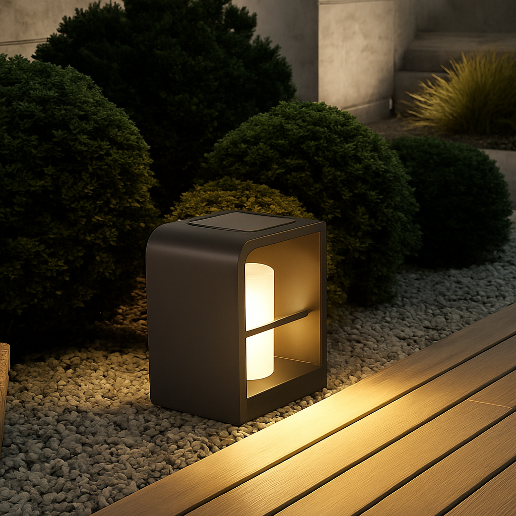 lampe de jardin solaire moderne pour éclairage extérieur décoratif - vue 6 sur 21