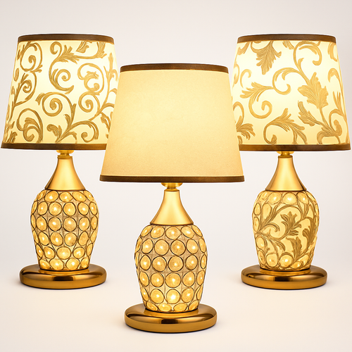lampe de table en cristal style européen moderne et créatif