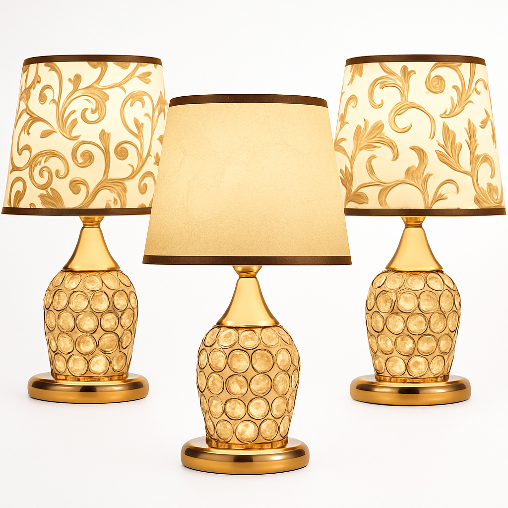 lampe de table en cristal style européen moderne et romantique - vue 4 sur 11