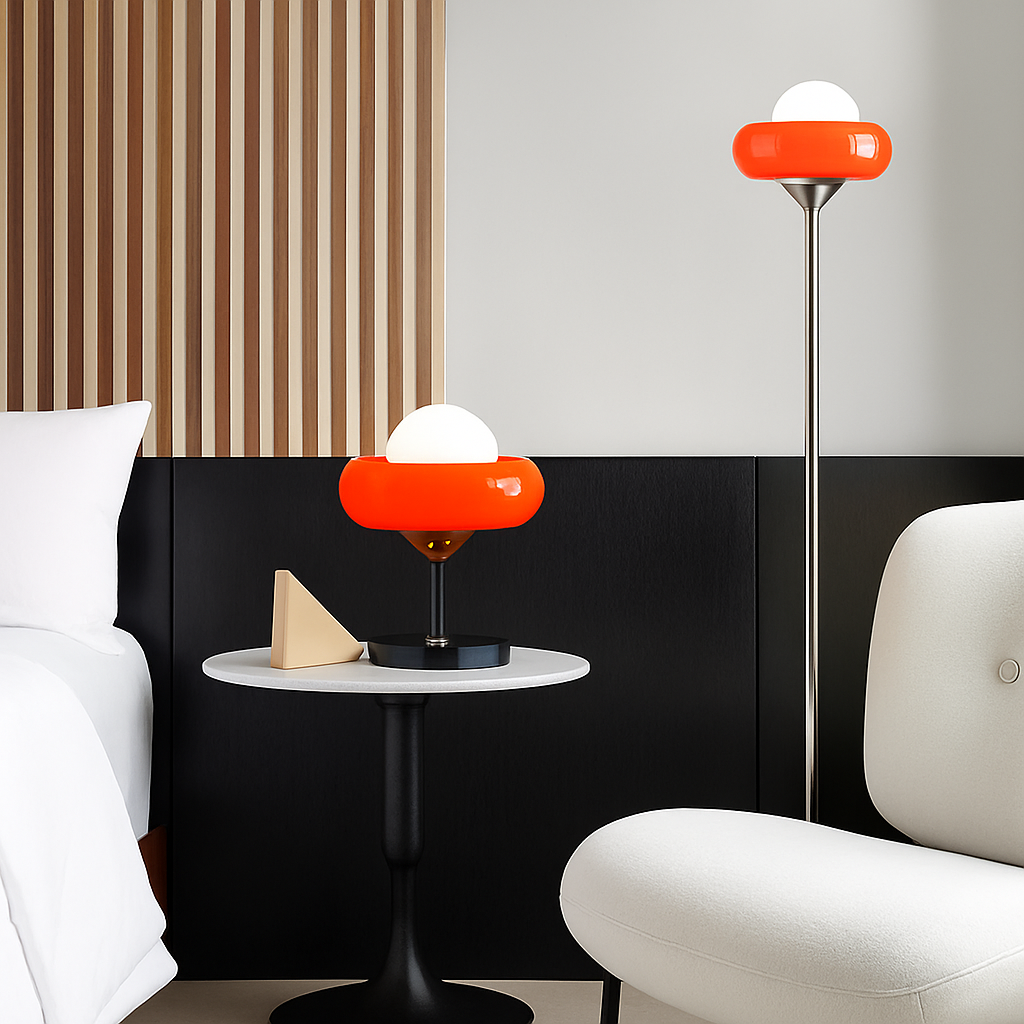 lampe de table moderne bauhaus tarte aux œufs - vue 3 sur 6