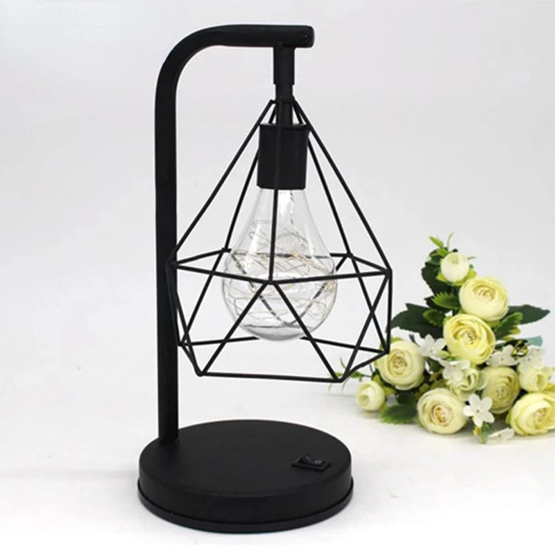 Lampe de Table rétro noire
