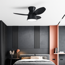 Silent modern nordic ceiling fan lamp for restaurant