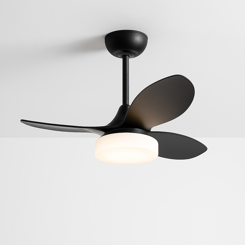 Silent modern nordic ceiling fan lamp for restaurant