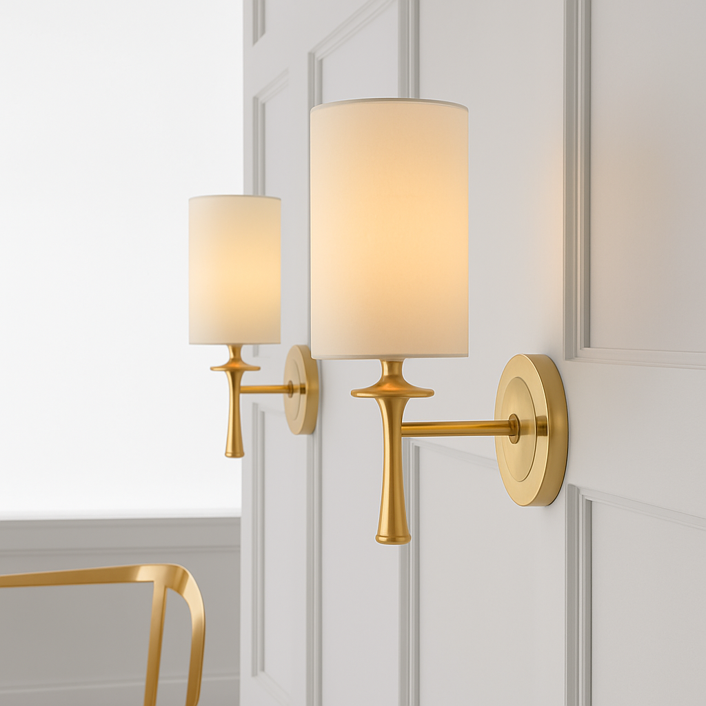 lampe en laiton américain rétro pour éclairage décoratif - vue 8 sur 8