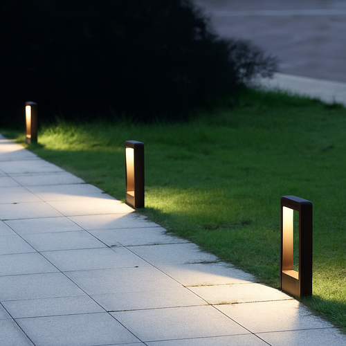 lampe IP68 étanche 15W LED jardin pelouse moderne en aluminium pilier lumière extérieure cour villa paysage pelouse bornes lumière - vue 4 sur 6