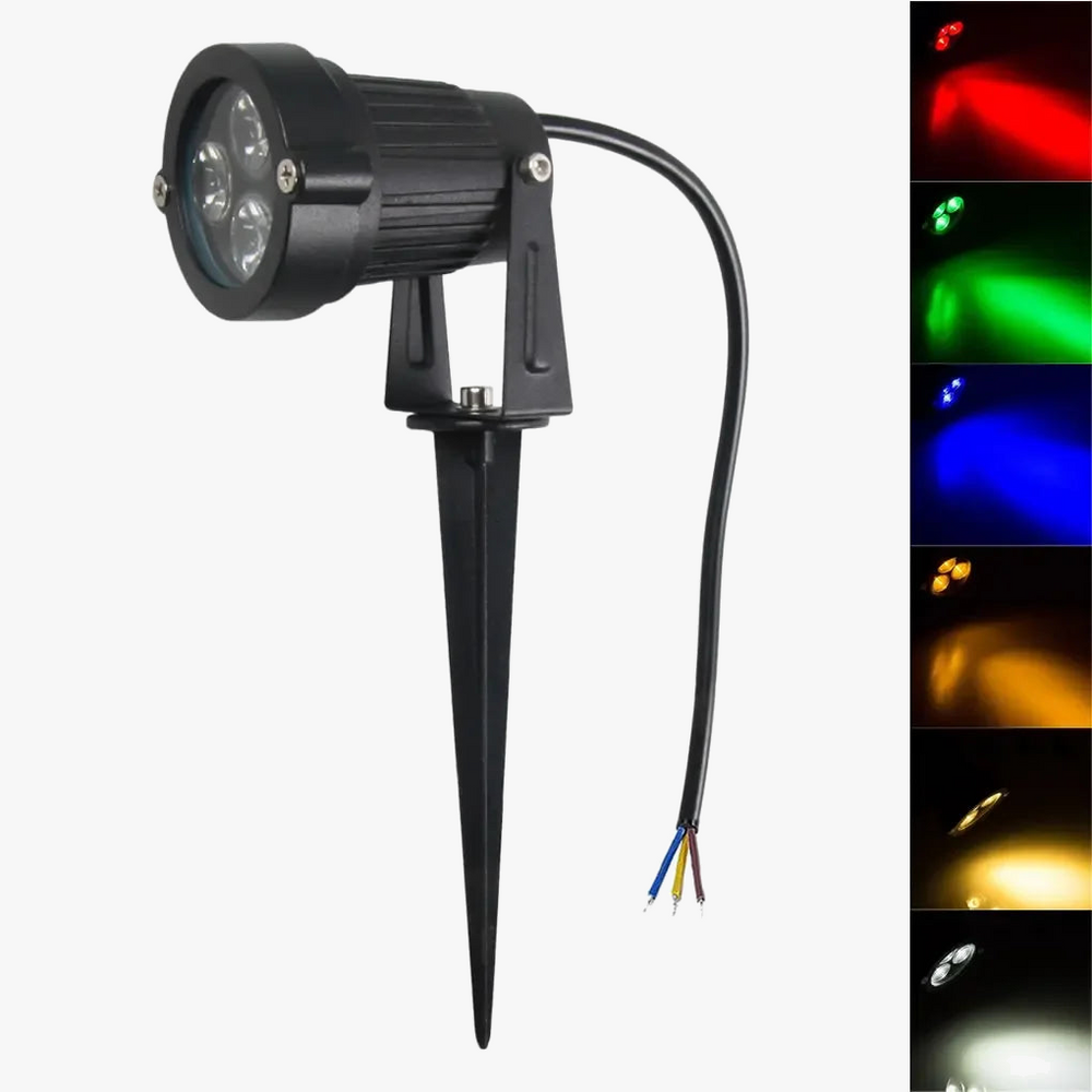 lampe led d'extérieur pour jardin terrasse et sentier