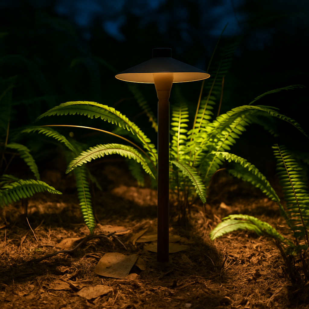 lampe led extérieure moderne en aluminium pour jardin et parc - vue 4 sur 8