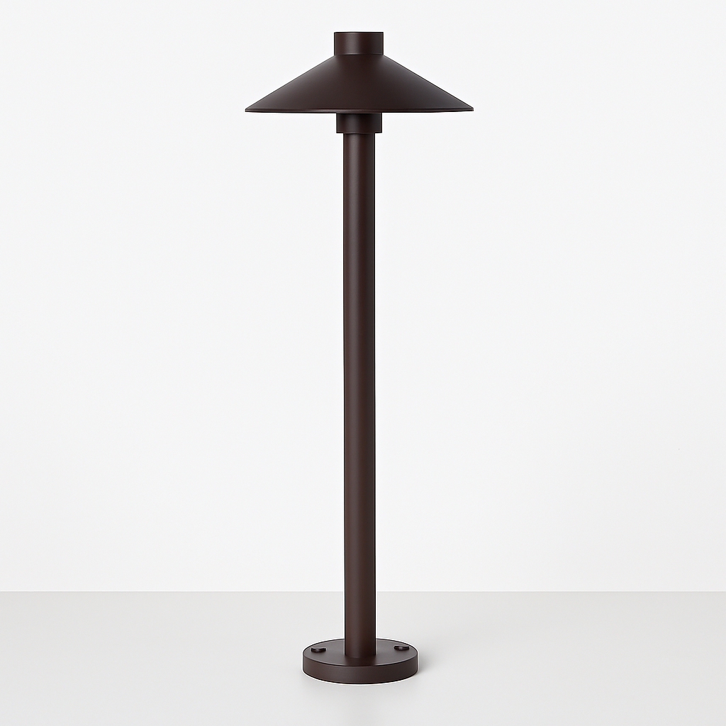 lampe led extérieure moderne en aluminium pour jardin et parc - vue 6 sur 8