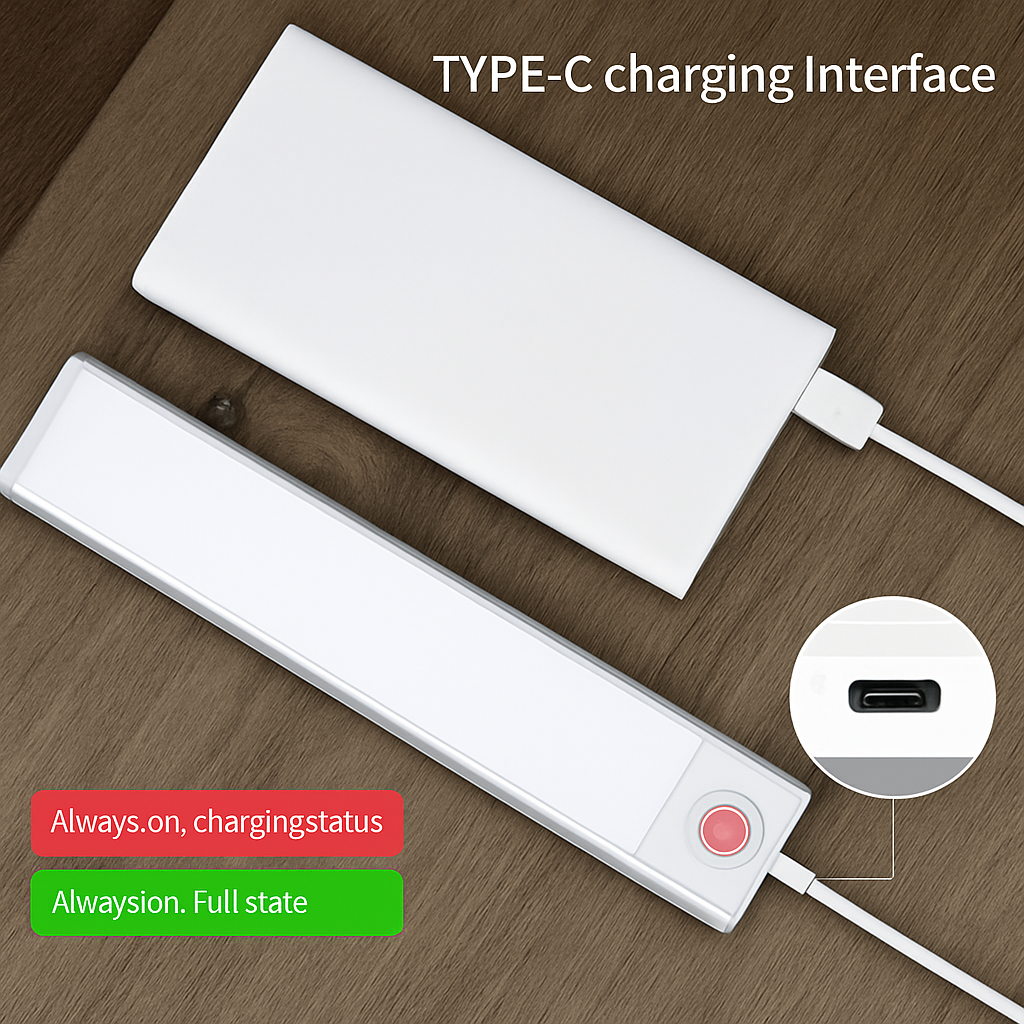 lampe led rechargeable sans fil avec capteur de mouvement - vue 4 sur 14