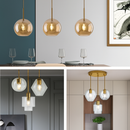 Minimalist nordic round decorative LED pendant lamp