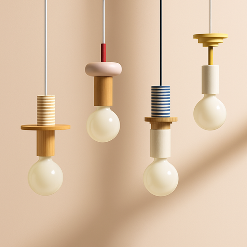 Lampe nordique bois suspension LED lumières cuisine décor à la maison lampe à main Restaurant plafond lustre Luminaire chambre Luminaire