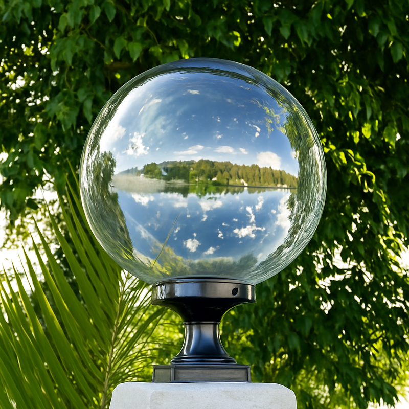 lampe pilier extérieur boule étanche pour éclairage décoratif