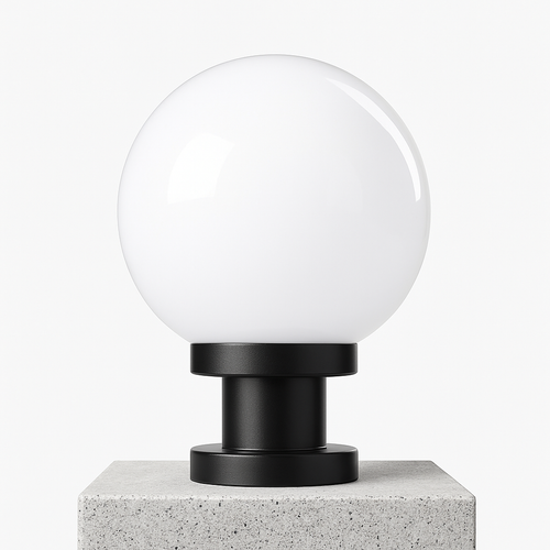 lampe pilier extérieur boule étanche pour éclairage décoratif
