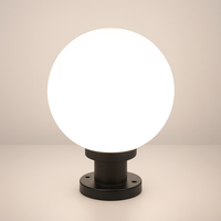 lampe pilier extérieur boule étanche pour éclairage décoratif
