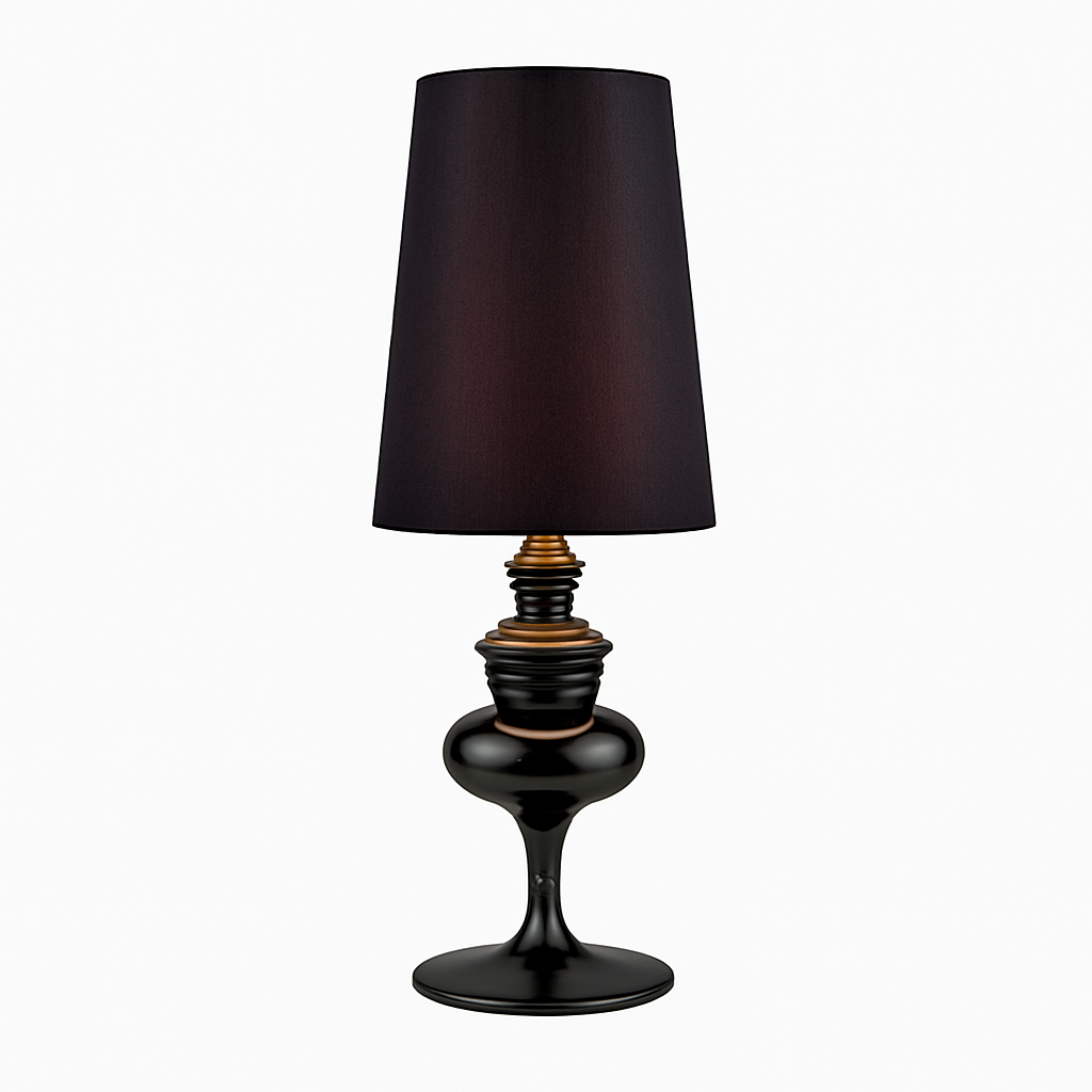 Lampe à poser design chromée moderne Living