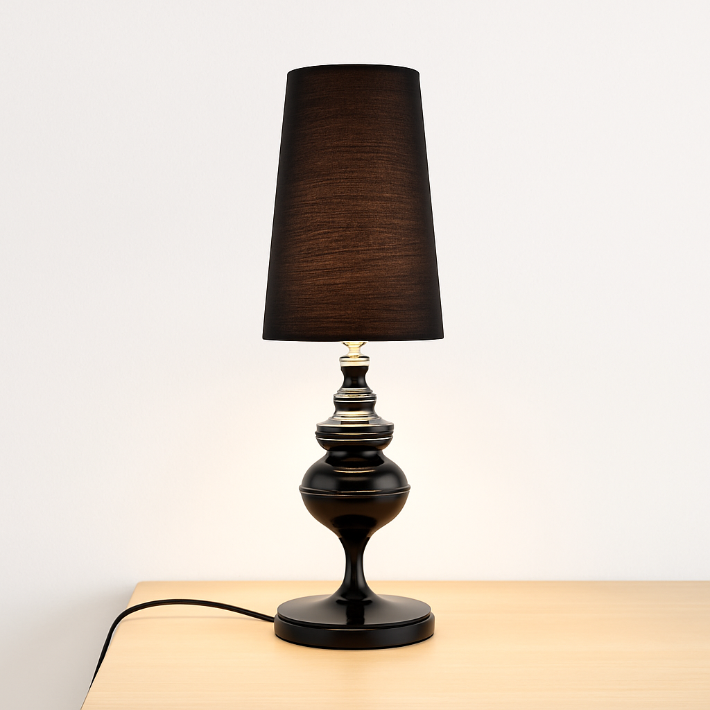 Lampe à poser design chromée moderne Living - vue 5 sur 10
