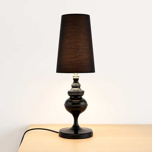 Lampe à poser design chromée moderne Living