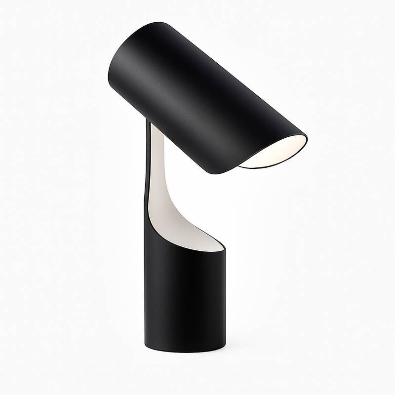 Lampe à poser design tube à LED