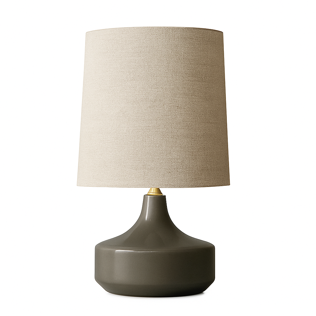 Lampe à poser en céramique design avec abat-jour en tissu Mariage - vue 4 sur 8