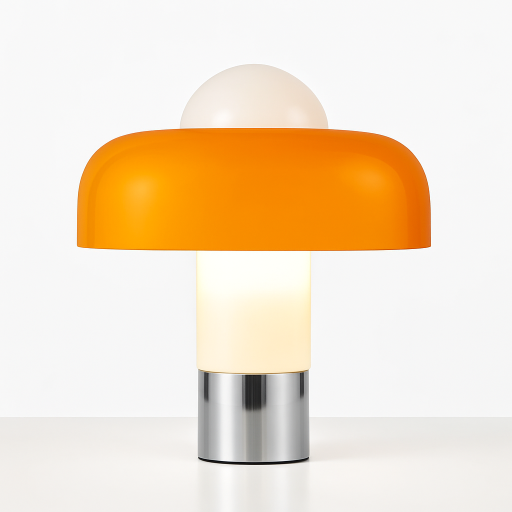 lampe à poser moderne en verre design champignon pour intérieur - vue 2 sur 7