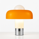 lampe à poser moderne en verre design champignon pour intérieur
