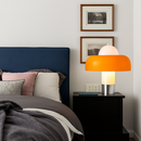 lampe à poser moderne en verre design champignon pour intérieur