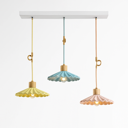 Lampe suspension simple LED nordique - vue 16 sur 16