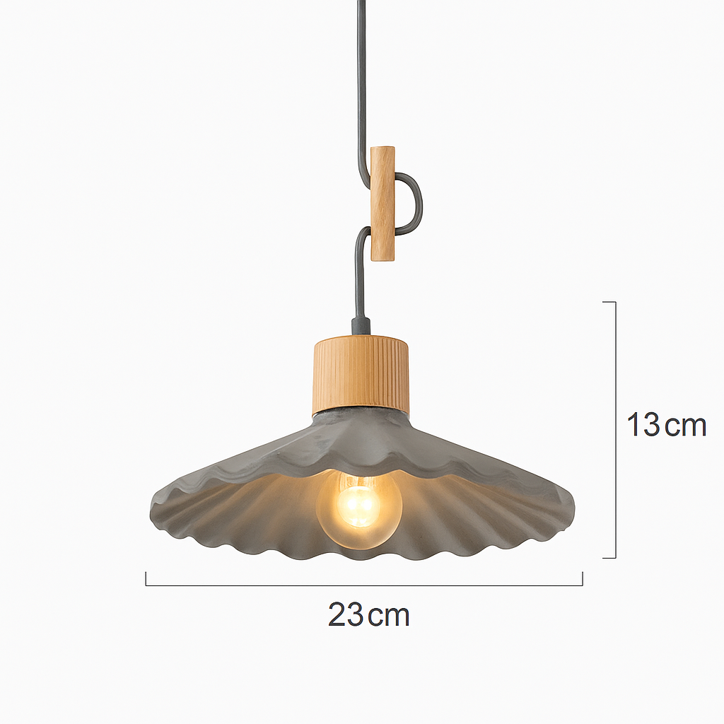 Lampe suspension simple LED nordique - vue 6 sur 16