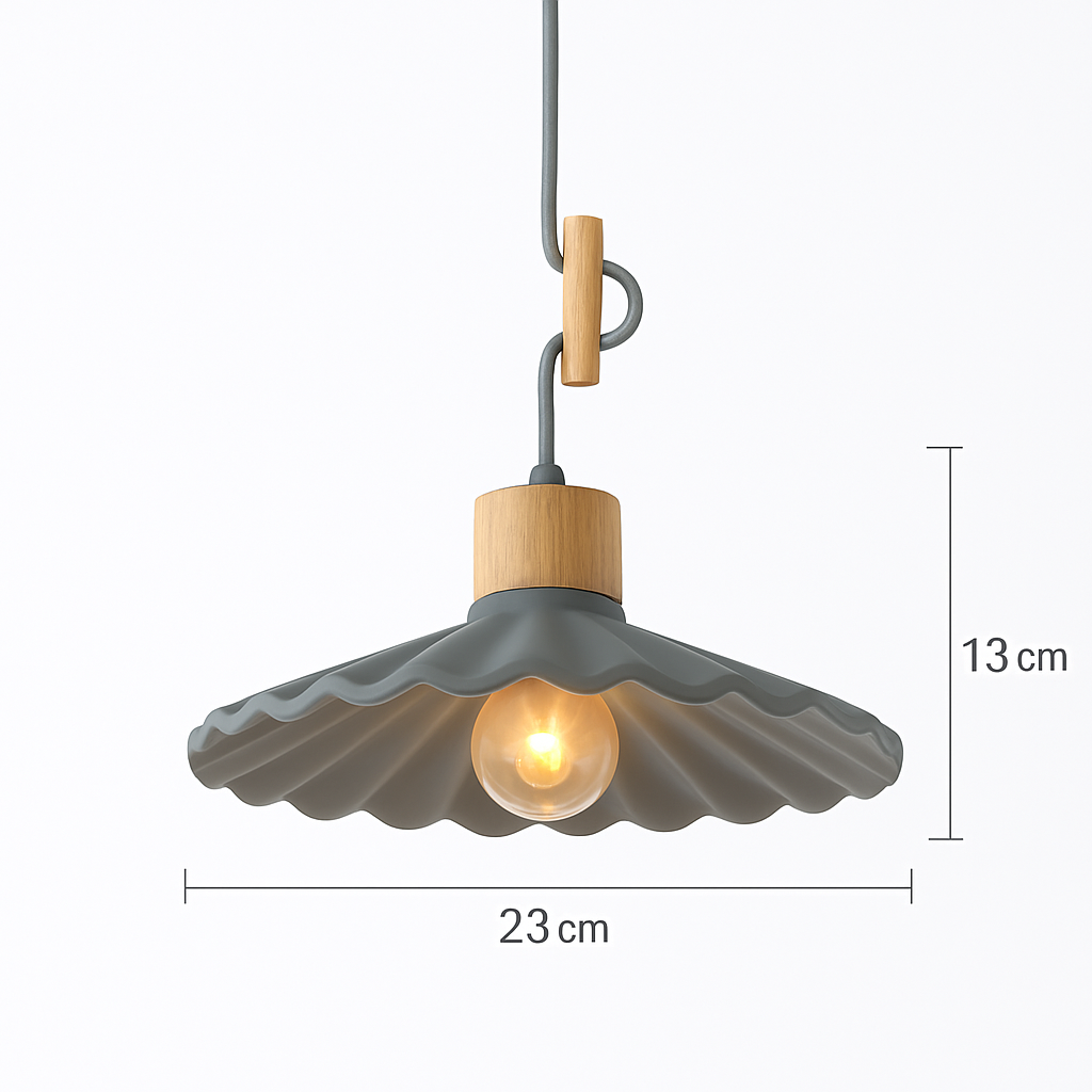 Lampe suspension simple LED nordique - vue 9 sur 16