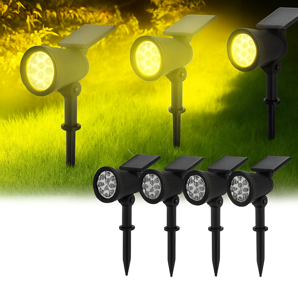 lampes solaires extérieures avec détecteur de mouvement et étanchéité