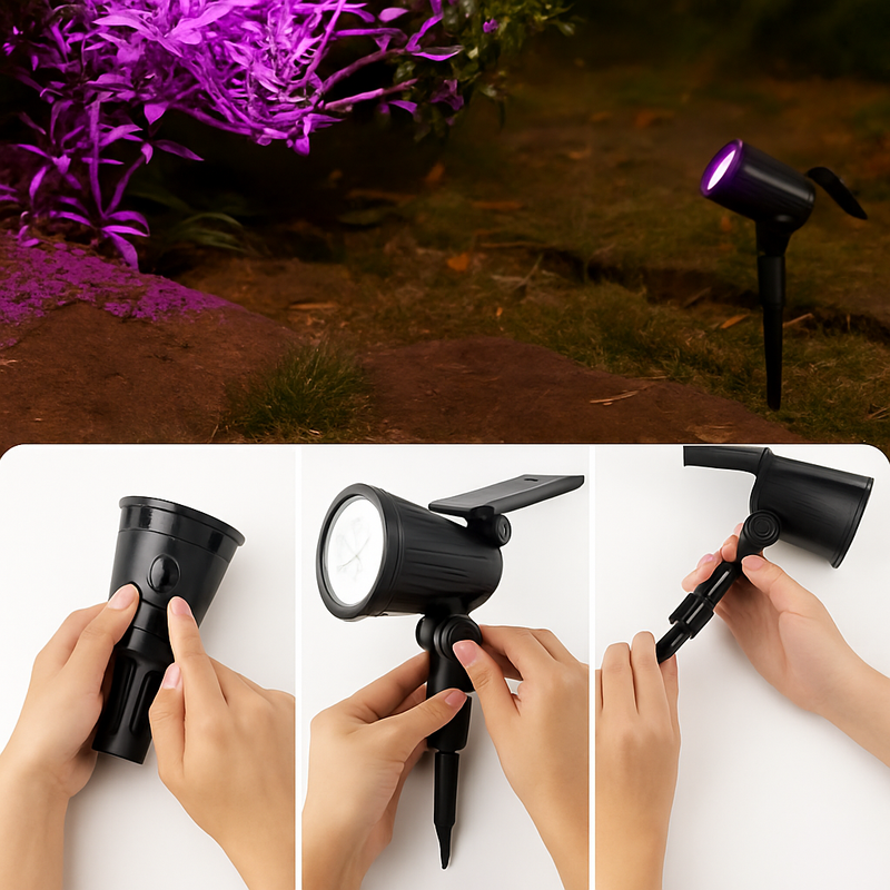 lampes solaires extérieures avec détecteur de mouvement et étanchéité