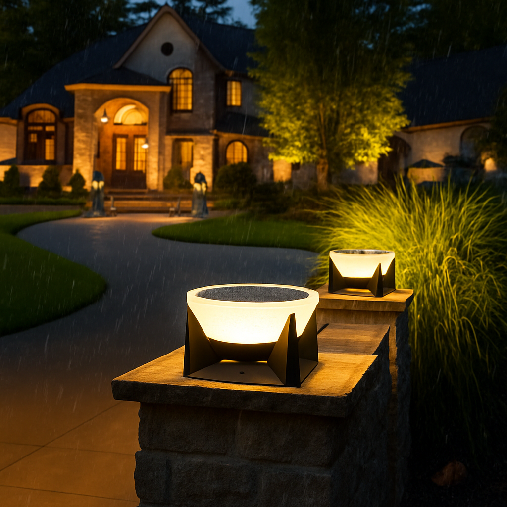 lampes solaires à led pour jardin et décoration extérieure - vue 4 sur 9